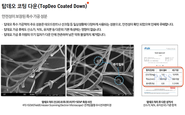 우모 시장 1위 「프라우덴」 냄새 없는 다운 개발 592-Image